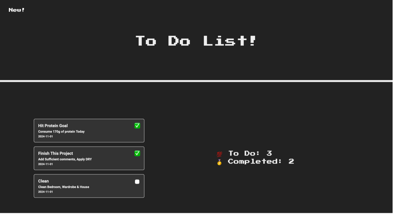 To Do List